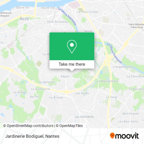 Jardinerie Bodiguel map