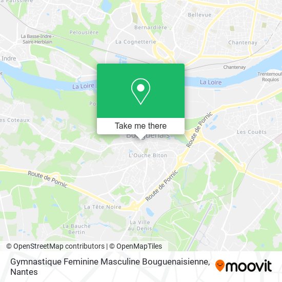 Gymnastique Feminine Masculine Bouguenaisienne map