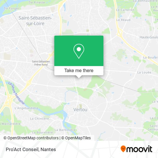 Pro'Act Conseil map