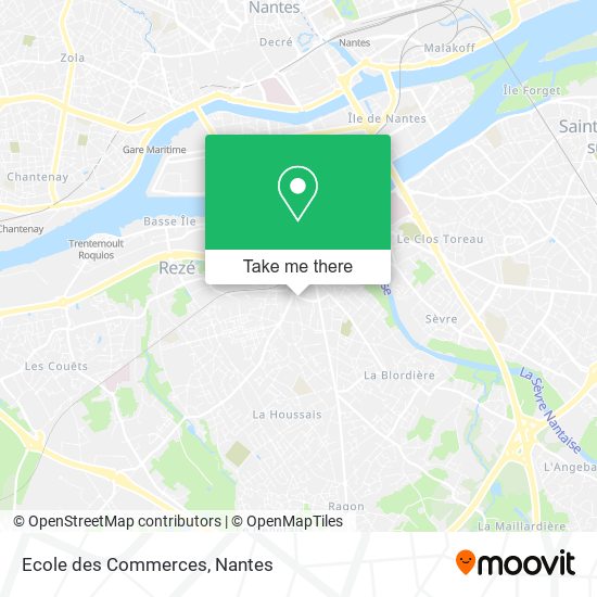Ecole des Commerces map
