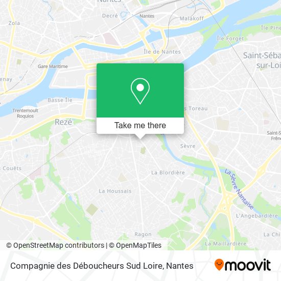 Compagnie des Déboucheurs Sud Loire map