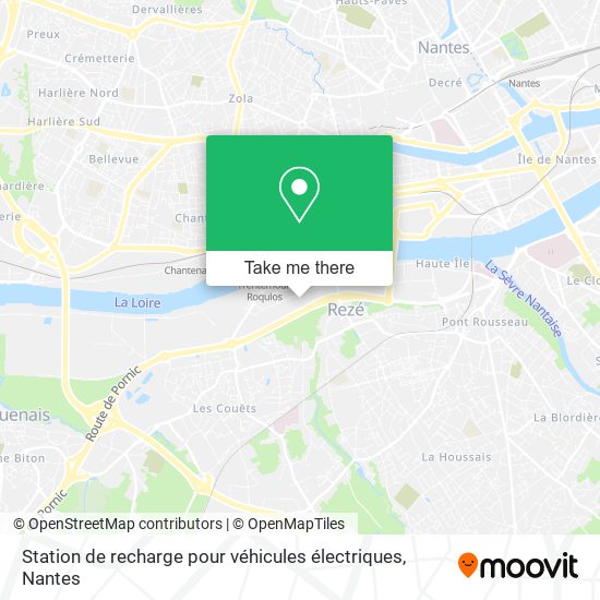 Mapa Station de recharge pour véhicules électriques