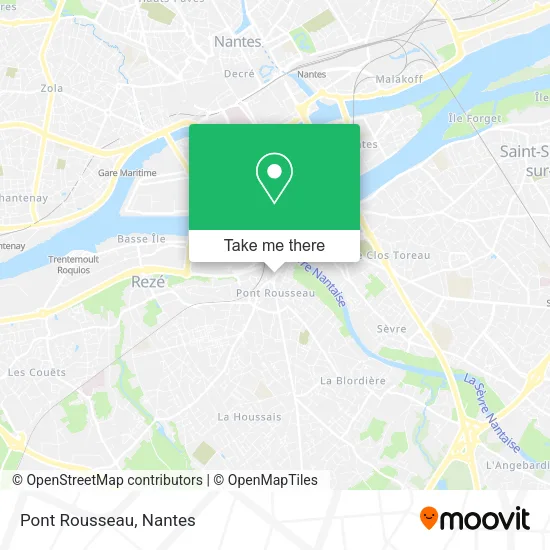 Pont Rousseau map