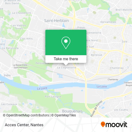 Acces Center map