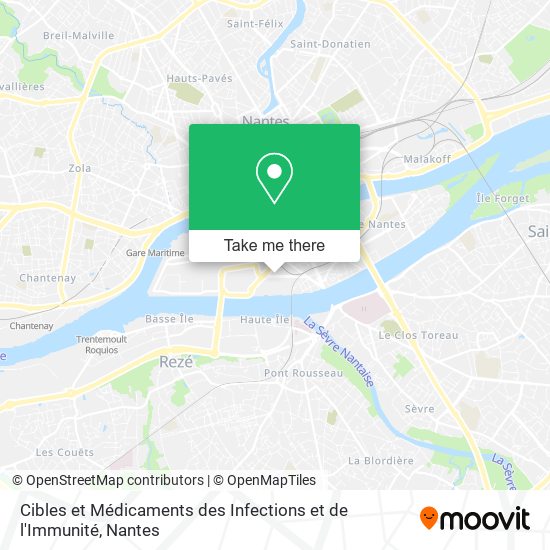 Cibles et Médicaments des Infections et de l'Immunité map