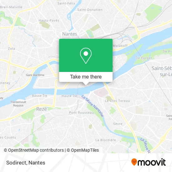 Sodirect map