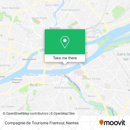 Compagnie de Tourisme Frantour map