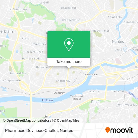 Pharmacie Devineau-Chollet map