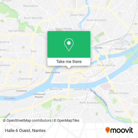 Halle 6 Ouest map