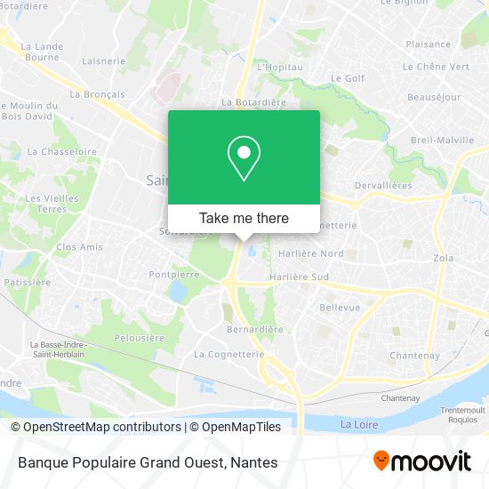 Banque Populaire Grand Ouest map