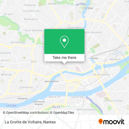 La Grotte de Voltaire map