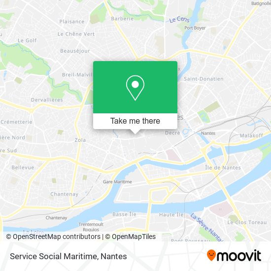 Service Social Maritime map