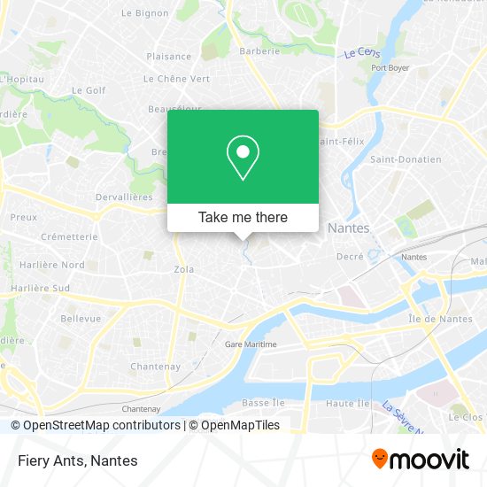 Fiery Ants map