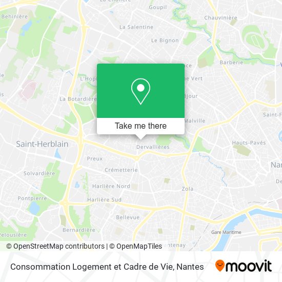 Mapa Consommation Logement et Cadre de Vie