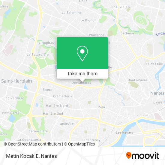 Metin Kocak E map