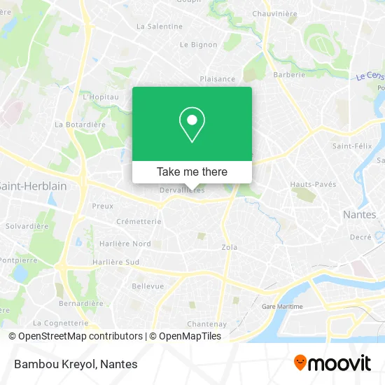 Bambou Kreyol map