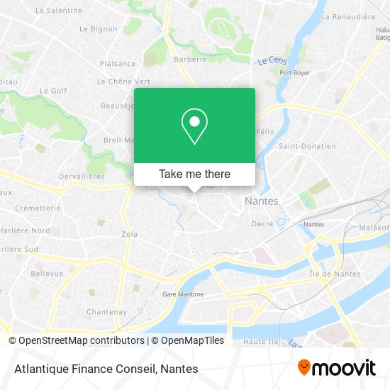 Atlantique Finance Conseil map