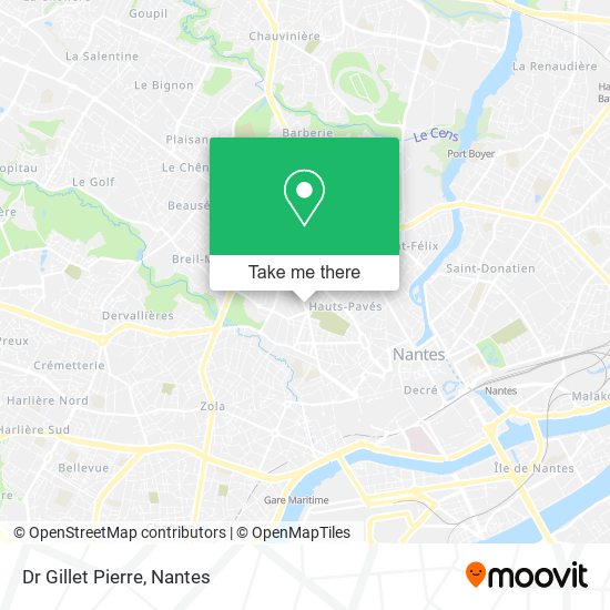 Dr Gillet Pierre map