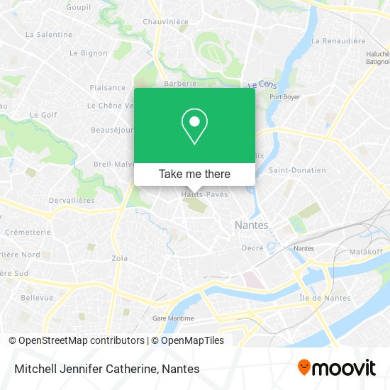 Mitchell Jennifer Catherine map
