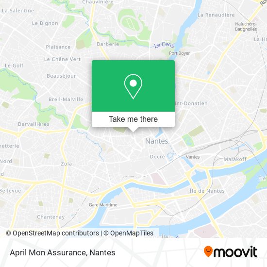April Mon Assurance map