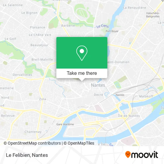 Le Felibien map
