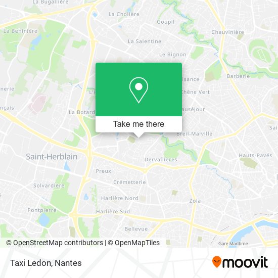 Taxi Ledon map