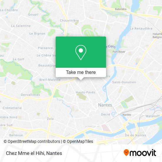 Chez Mme el Hihi map