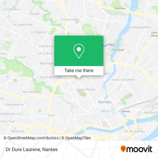 Dr Dure Laurene map