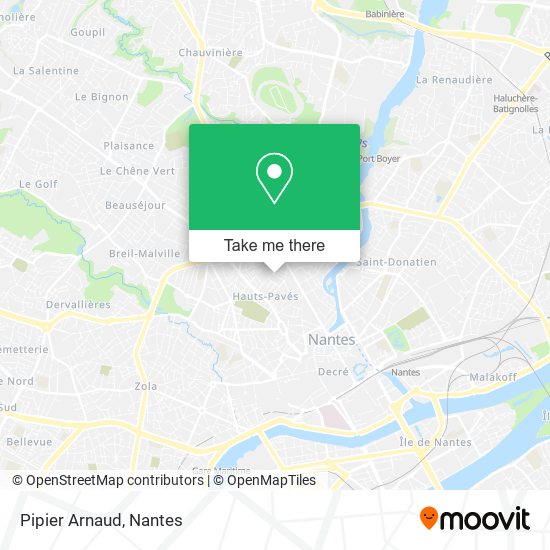 Pipier Arnaud map