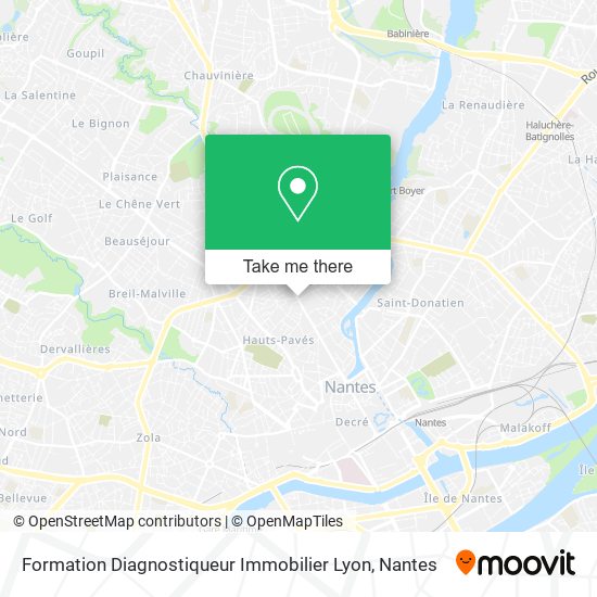 Formation Diagnostiqueur Immobilier Lyon map