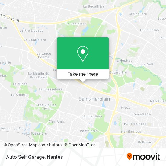 Auto Self Garage map