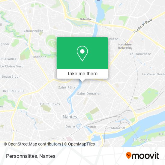 Personnalites map