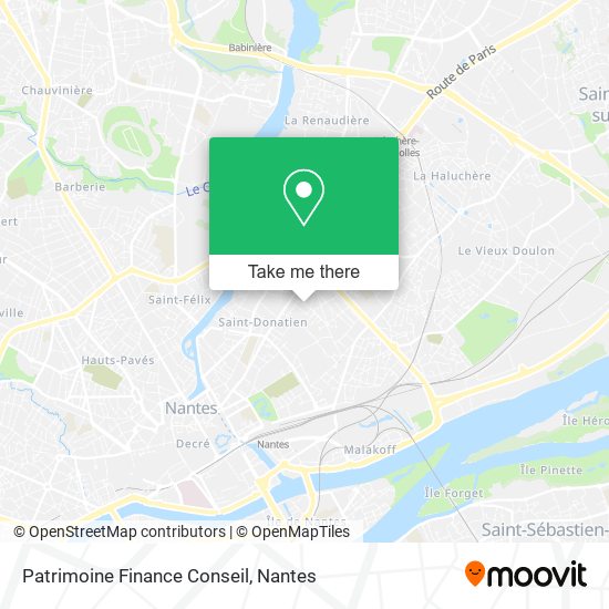 Patrimoine Finance Conseil map