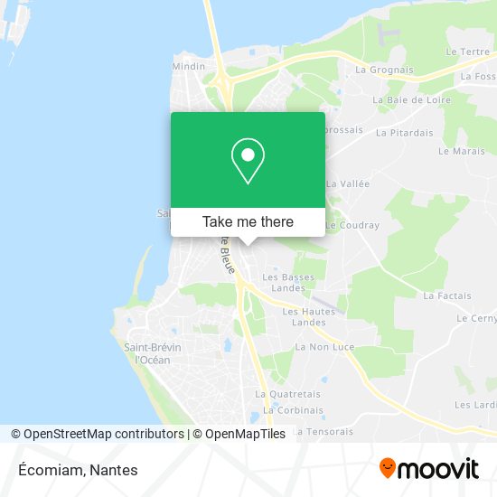 Écomiam map