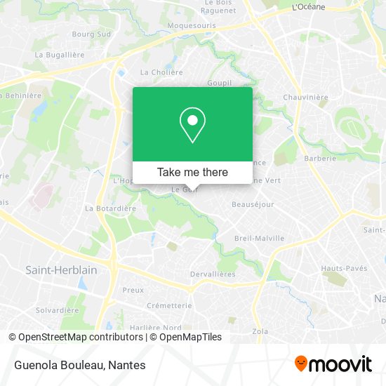 Guenola Bouleau map
