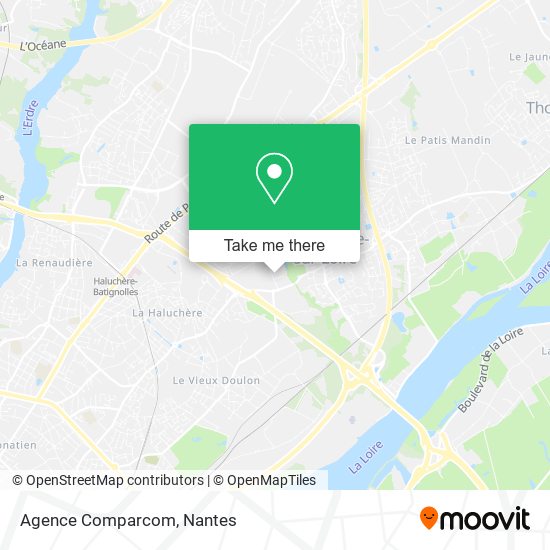 Agence Comparcom map