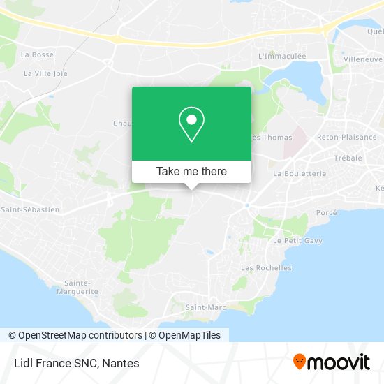 Lidl France SNC map