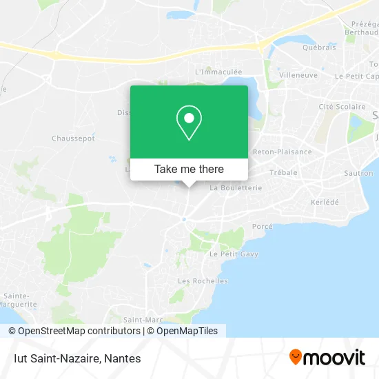 Iut Saint-Nazaire map