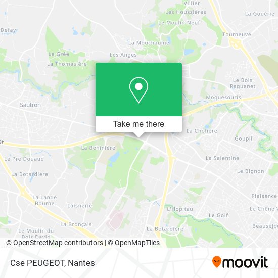 Cse PEUGEOT map