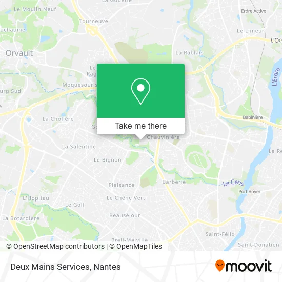 Mapa Deux Mains Services