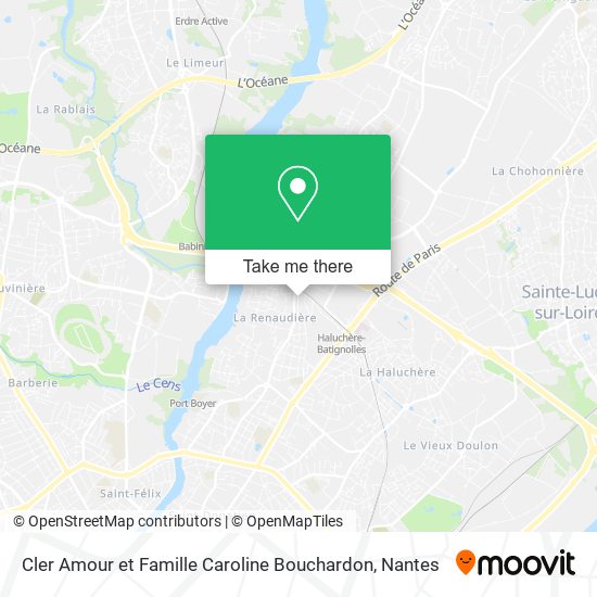 Cler Amour et Famille Caroline Bouchardon map