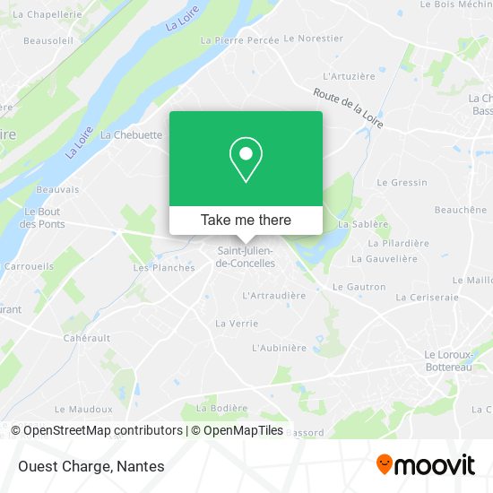 Ouest Charge map