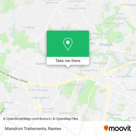 Maindron Traitements map