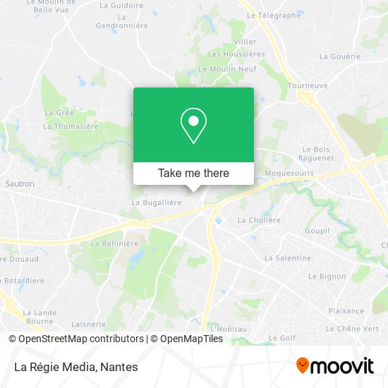 La Régie Media map