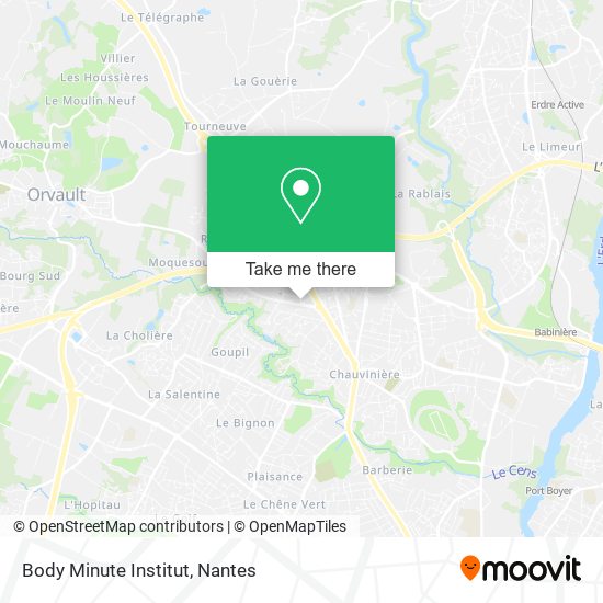 Body Minute Institut map