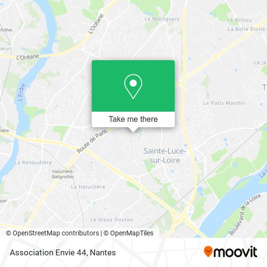 Association Envie 44 map