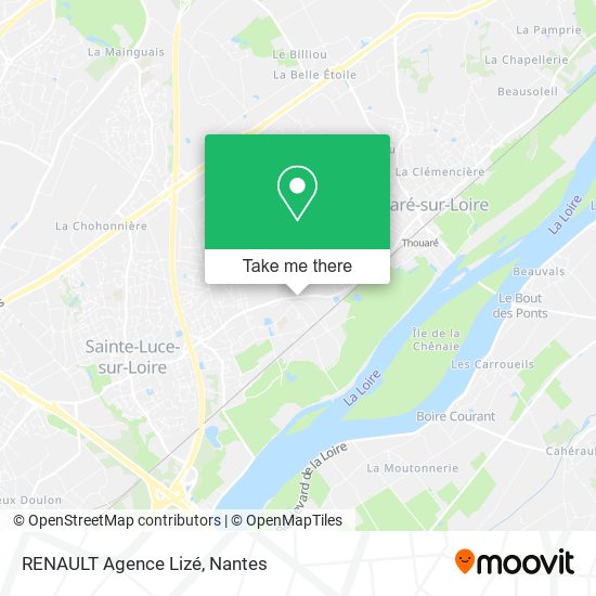 RENAULT Agence Lizé map