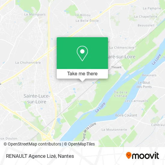 RENAULT Agence Lizé map