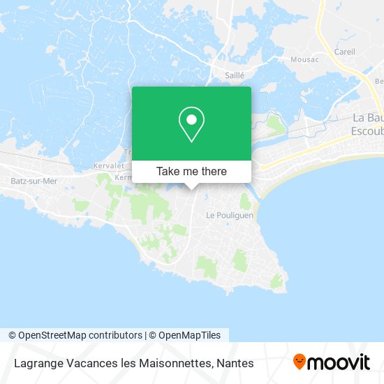Lagrange Vacances les Maisonnettes map