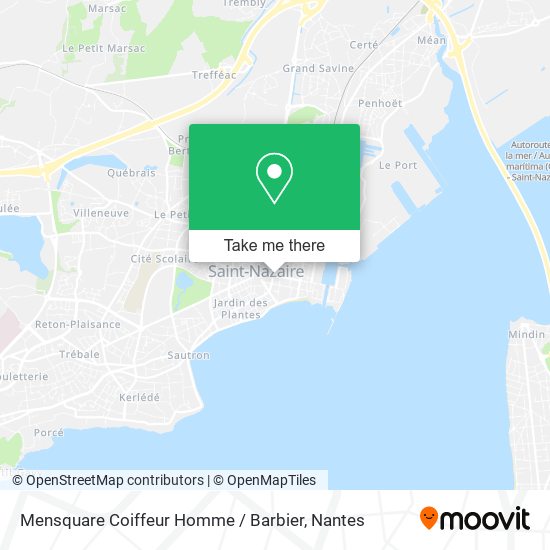 Mensquare Coiffeur Homme / Barbier map